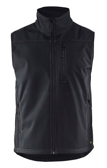 Afbeeldingen van BLÅKLÄDER Softshell bodywarmer 8170 zwart 3XL