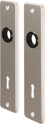 Afbeeldingen van OXLOC Kortschild krukgat + sleutelgat Roubaix aluminium SL72