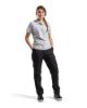 Afbeeldingen van BLÅKLÄDER Poloshirt piqué dames 3307 grijs mêlee S