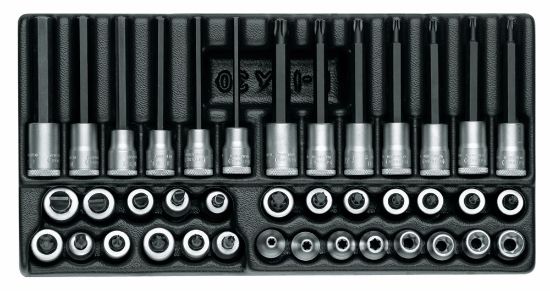 Afbeeldingen van GEDORE Dopsleutelset ⅜" 1500 ES-ITX 30 39x