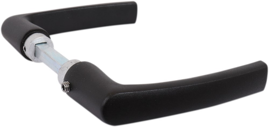 Afbeeldingen van OXLOC Deurkruk blok aluminium zwart 53-57MM