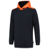 Afbeeldingen van TRICORP Sweater High Vis met capuchon 303005 inkt/fluor oranje 4XL