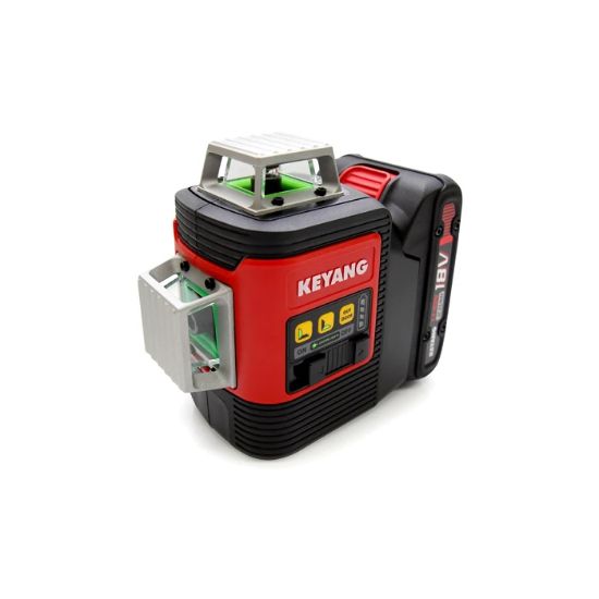 Afbeeldingen van KEYANG Accu kruislijnlaser groen KL360GL 2,0Ah