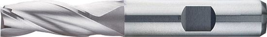 Afbeeldingen van FORUM Spiebaanfrees HSS-Co8% DIN844 type N Z3 3,00MM