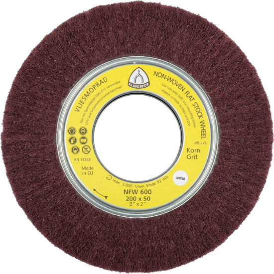 Afbeeldingen van KLINGSPOR Schuurvlies wiel NFW600 165X50X43,1MM grof
