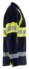 Afbeeldingen van BLÅKLÄDER Polo Multinorm piqué met lange mouwen 3438 marineblauw/High Vis geel M