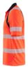 Afbeeldingen van BLÅKLÄDER Poloshirt UV 3595 High Vis rood/zwart L