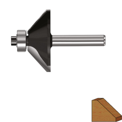 Afbeeldingen van ROTEC Fasefrees HM 45° GOLD 28,6MM S=8MM