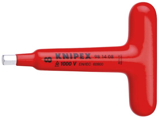 Afbeeldingen van KNIPEX Zeskantschroevendraaier T 981406 6X120MM