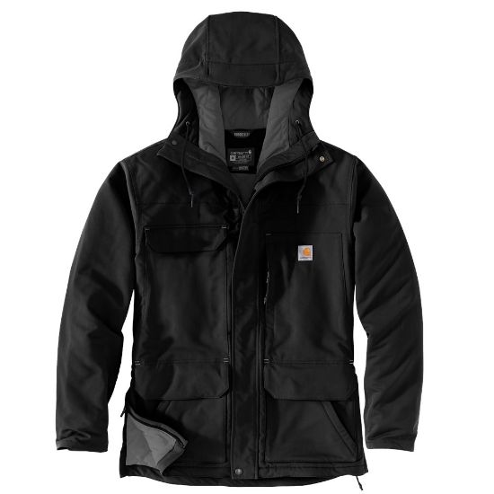 Afbeeldingen van CARHARTT Jas super dux bonded chore 105002 zwart M