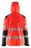 Afbeeldingen van BLÅKLÄDER Softshell jack 4491 High Vis rood/zwart XS