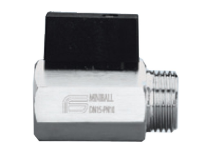 Afbeeldingen van ⅛" MINIBALL BUIxBI 10BAR ZWART