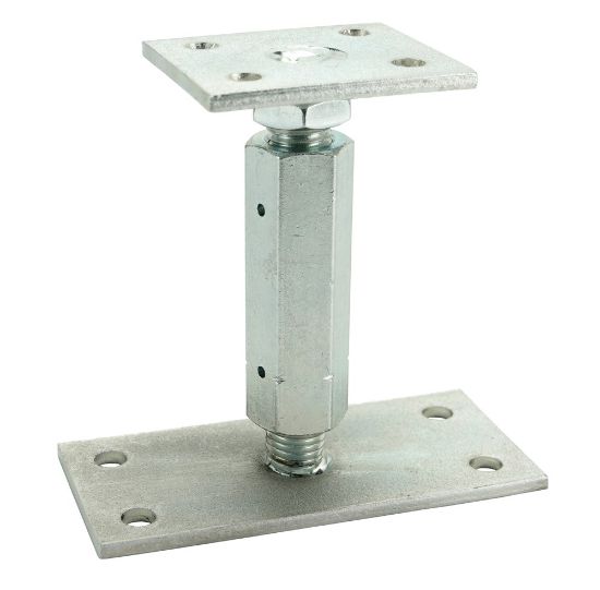 Afbeeldingen van GEBR. BODEGRAVEN Kolomsteun EV verstelbaar M20 150X70MM 80X70MM