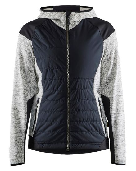 Afbeeldingen van BLÅKLÄDER Hybride jack dames 5931 grijs mêlee/zwart M