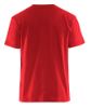 Afbeeldingen van BLÅKLÄDER T-shirt bi-colour 3379 rood/zwart L