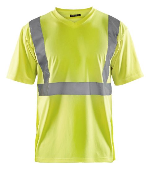 Afbeeldingen van BLÅKLÄDER T-shirt 3313 High Vis geel 2XL