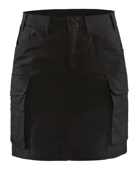Afbeeldingen van BLÅKLÄDER Rok service met stretch 7148 zwart C36