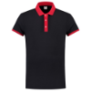 Afbeeldingen van TRICORP Poloshirt bi-colour Slim-Fit 201002 navy/rood M