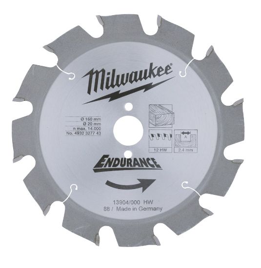 Afbeeldingen van CIRCULAR SAW BLADE CIRC S 160X20X12ZP1M