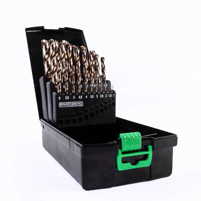 Afbeeldingen van EGGENBERG Metaalborenset DIN338 HSS-Co5% M35 1-13MM 25x