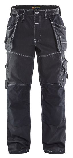 Afbeeldingen van BLÅKLÄDER Werkbroek X1900 1960 zwart D100