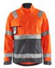Afbeeldingen van BLÅKLÄDER Jack 4064 High Vis oranje/medium grijs S
