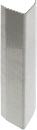 Afbeeldingen van OXLOC Hoekstuk zelfklevend RVS grijs 1500MM