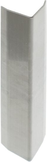 Afbeeldingen van OXLOC Hoekstuk zelfklevend RVS grijs 3000MM