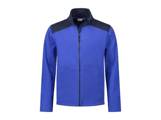 Afbeeldingen van SANTINO Fleecejack Trento royal/navy 2XL