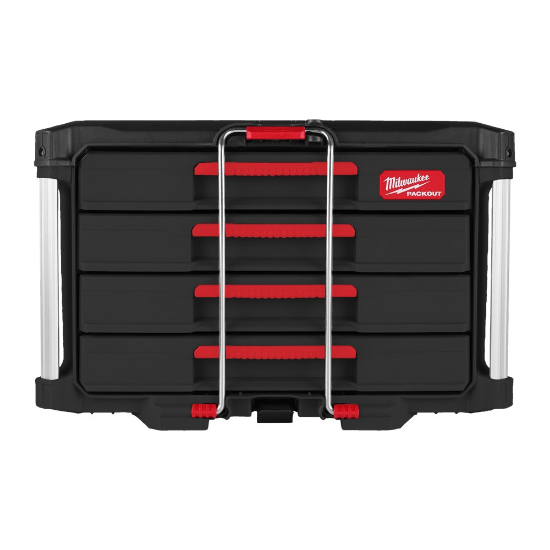 Afbeeldingen van MILWAUKEE Gereedschapskoffer PACKOUT met vier lades