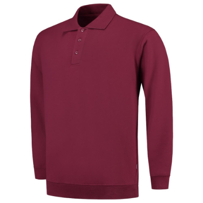 Afbeeldingen van TRICORP Polosweater met boord 301005 wijnrood M