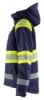 Afbeeldingen van BLÅKLÄDER Winterjas dames 4470 marineblauw/High Vis geel XS