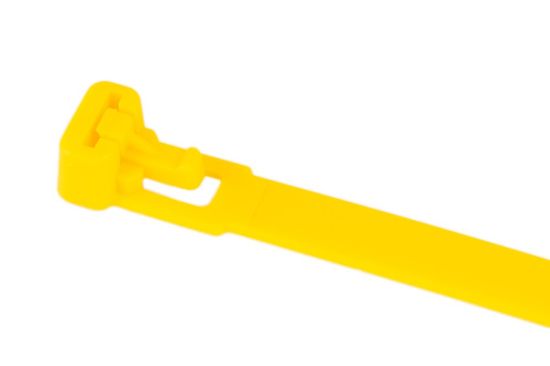 Afbeeldingen van Bundelbandjes hersluitbaar geel 7,6X370MM