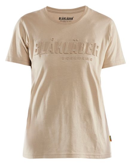 Afbeeldingen van BLÅKLÄDER T-shirt 3D dames 3431 zand XS