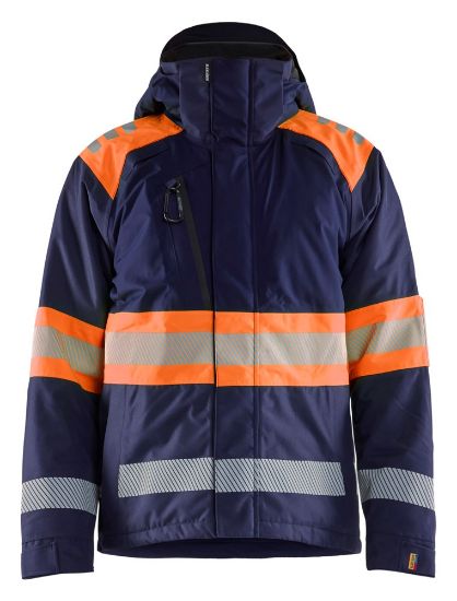 Afbeeldingen van BLÅKLÄDER Winterjas 4480 marineblauw/High Vis oranje L