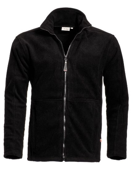 Afbeeldingen van SANTINO Fleecejack Bormio zwart L