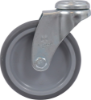 Afbeeldingen van KELFORT Zwenkwiel grijs EV rubber + boutgat 100MM
