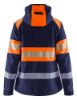 Afbeeldingen van BLÅKLÄDER Softshell jack dames 4404 marineblauw/High Vis oranje S