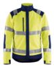 Afbeeldingen van BLÅKLÄDER Fleecejack winddicht 4888 High Vis geel/marineblauw XS