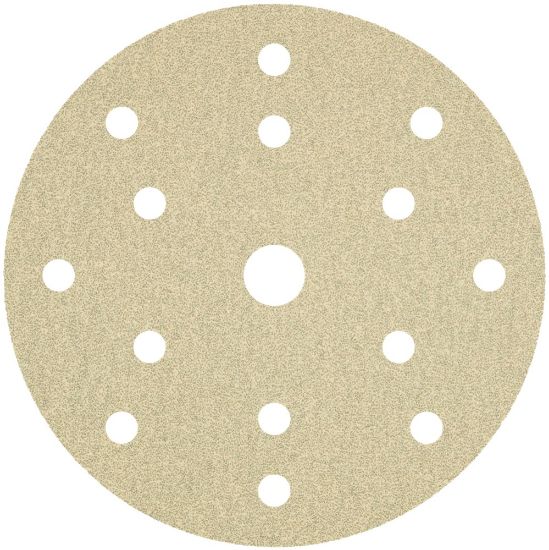 Afbeeldingen van Schuurschijf PS33BK met klittenband 150MM K150 stansvorm GLS47