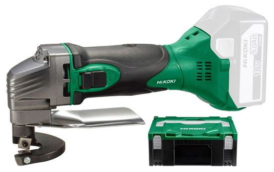 Afbeeldingen van HIKOKI Accu plaatschaar CE18DSLW4SZ 14,4/18V 1,6MM MV EXCLUSIVE in HSC II