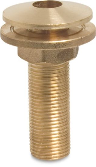 Afbeeldingen van PROFEC Doorvoer nr.1147 messing 2" buitendraad 40bar