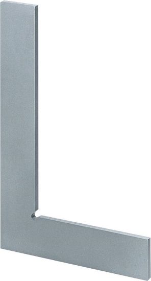 Afbeeldingen van FORUM Werkplaatswinkelhaak zonder aanslag DIN875/0 RVS gehard 200X130MM