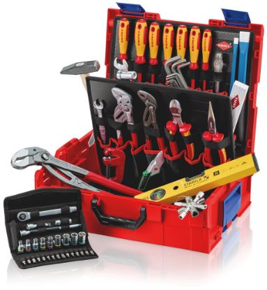 Afbeeldingen van KNIPEX Gereedschapsset L-BOXX sani 002119LBS 52x