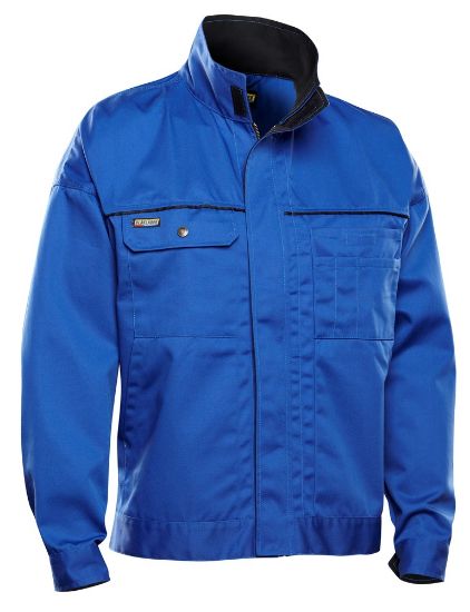 Afbeeldingen van BLÅKLÄDER Jack ongevoerd 4041 korenblauw/zwart L