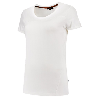 Afbeeldingen van TRICORP T-shirt Premium Naden dames 104005 felwit M