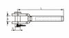 Afbeeldingen van Gaffelterminal RVS316 3MM