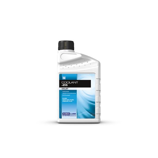 Afbeeldingen van AGEALUBE Koelvloeistof tot -26° Coolant -26 1L
