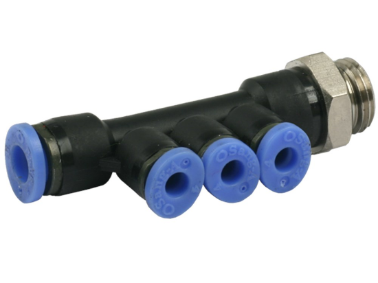 Afbeeldingen van Manifold inschroef G⅛" 6-4MM