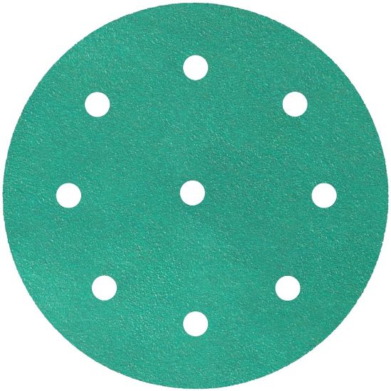 Afbeeldingen van Schuurschijf FP77K met actieve bekleding en klittenband 125MM K600 stansvorm GLS27